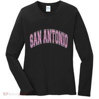 San Antonio Arched Text Women's Long Sleeve Shirt thumb 0