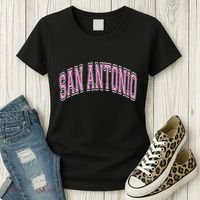 San Antonio Arched Text Women's T-Shirt thumb 3