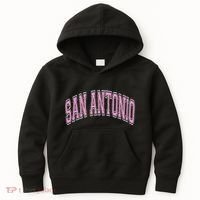 San Antonio Arched Text Kids Hoodie thumb 0