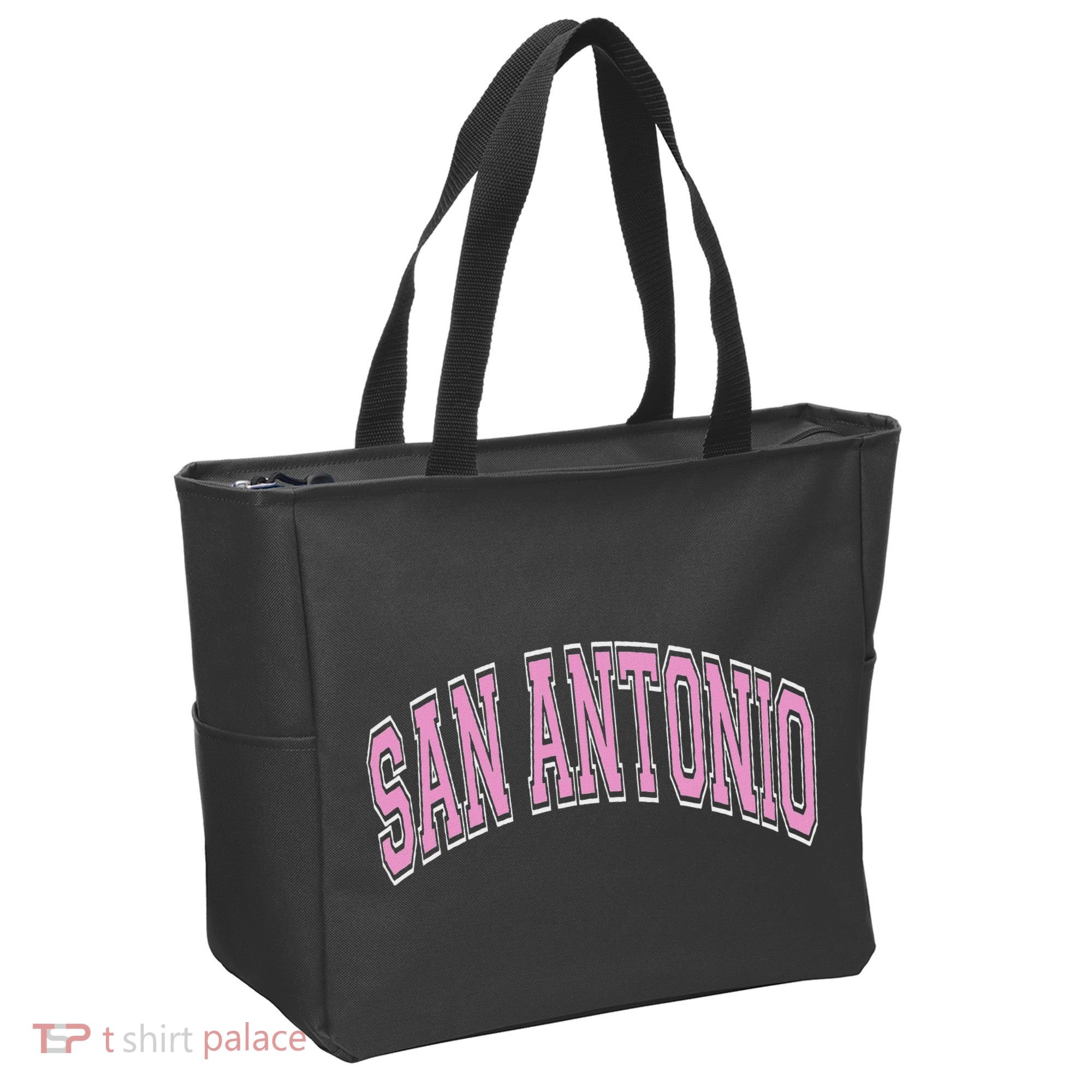 San Antonio Arched Text Tote Bag