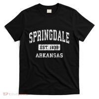 Springdale Arkansas Ar Vintage Sports T-Shirt thumb 0