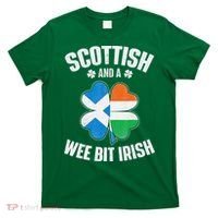 Scottish And A Wee Bit Irish Scotland Ireland Heritage T-Shirt thumb 0
