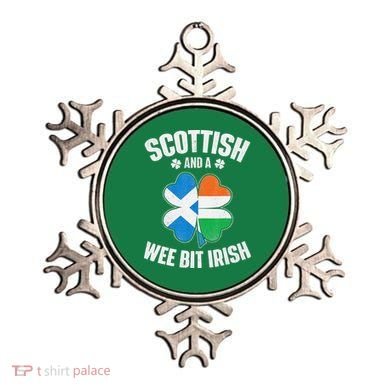 Scottish And A Wee Bit Irish Scotland Ireland Heritage Ornament