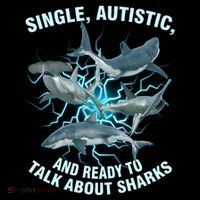 Single Autistic And Ready To Talk About Sharks Bucket Hat thumb 4