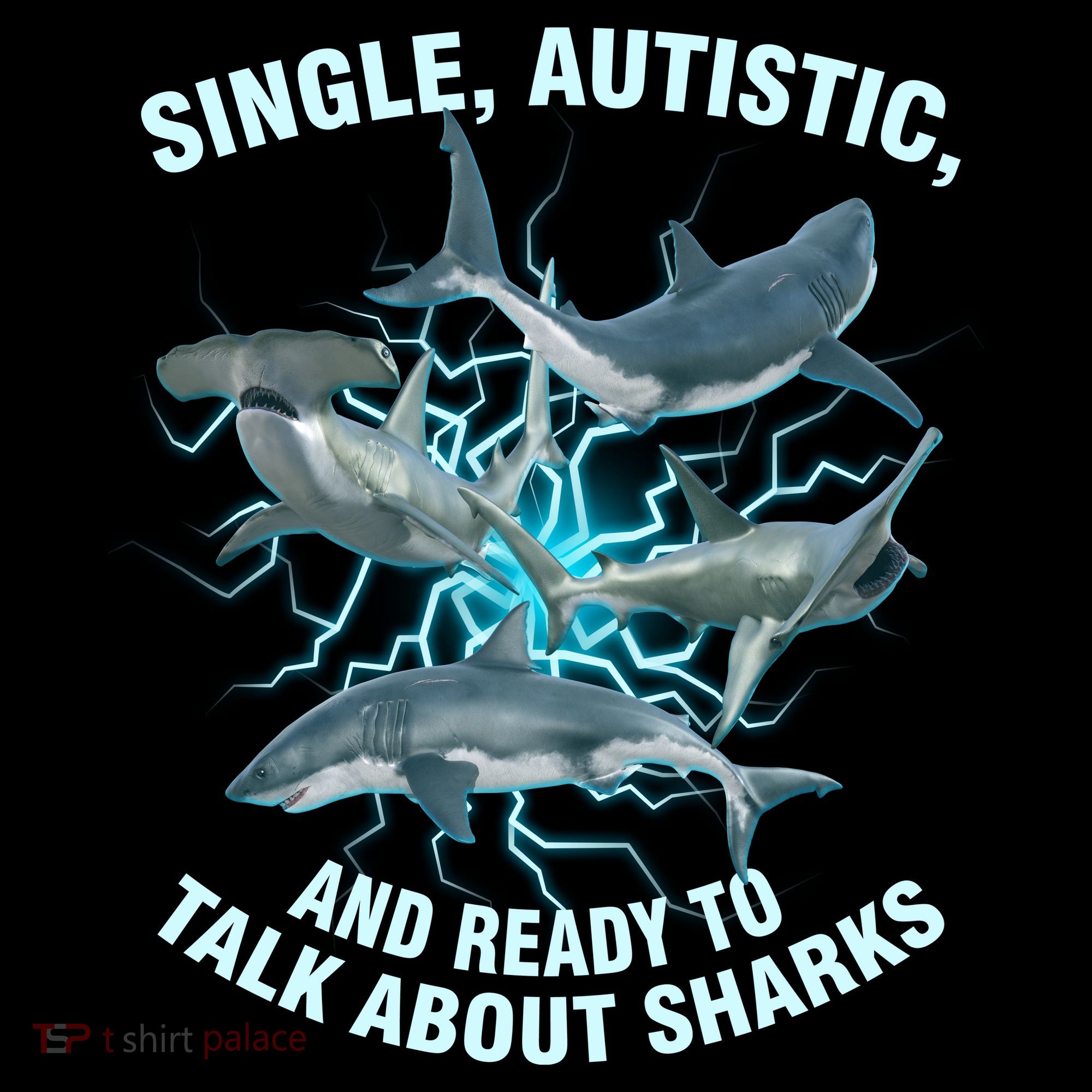 Single Autistic And Ready To Talk About Sharks Ornament