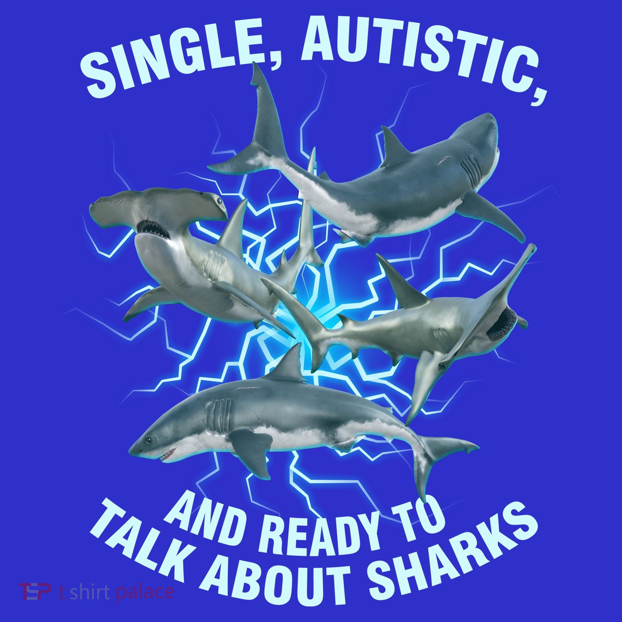Single Autistic And Ready To Talk About Sharks Mousepad