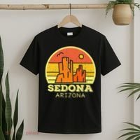 Sedona Arizona AZ Vintage Sunset Desert Camping Hiking T-Shirt thumb 2
