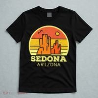 Sedona Arizona AZ Vintage Sunset Desert Camping Hiking T-Shirt thumb 5