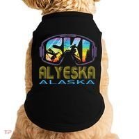 Ski Alyeska Alaska Skiing Vacation Doggie Tank thumb 0