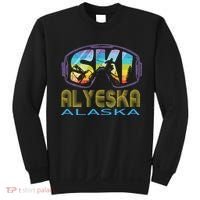 Ski Alyeska Alaska Skiing Vacation Sweatshirt thumb 0
