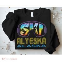 Ski Alyeska Alaska Skiing Vacation Sweatshirt thumb 2