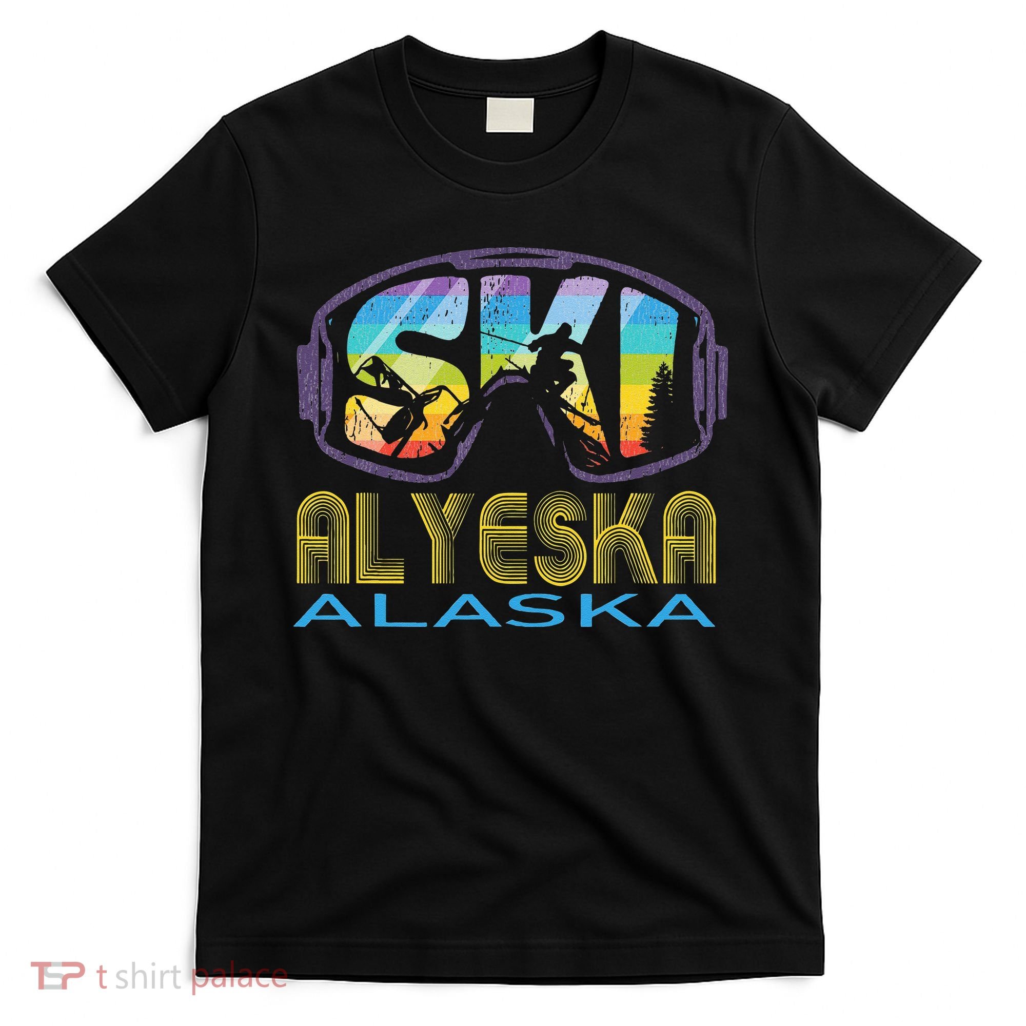 Ski Alyeska Alaska Skiing Vacation T-Shirt