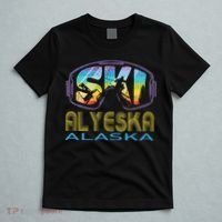 Ski Alyeska Alaska Skiing Vacation T-Shirt thumb 5