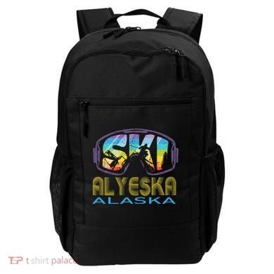 Ski Alyeska Alaska Skiing Vacation Backpack