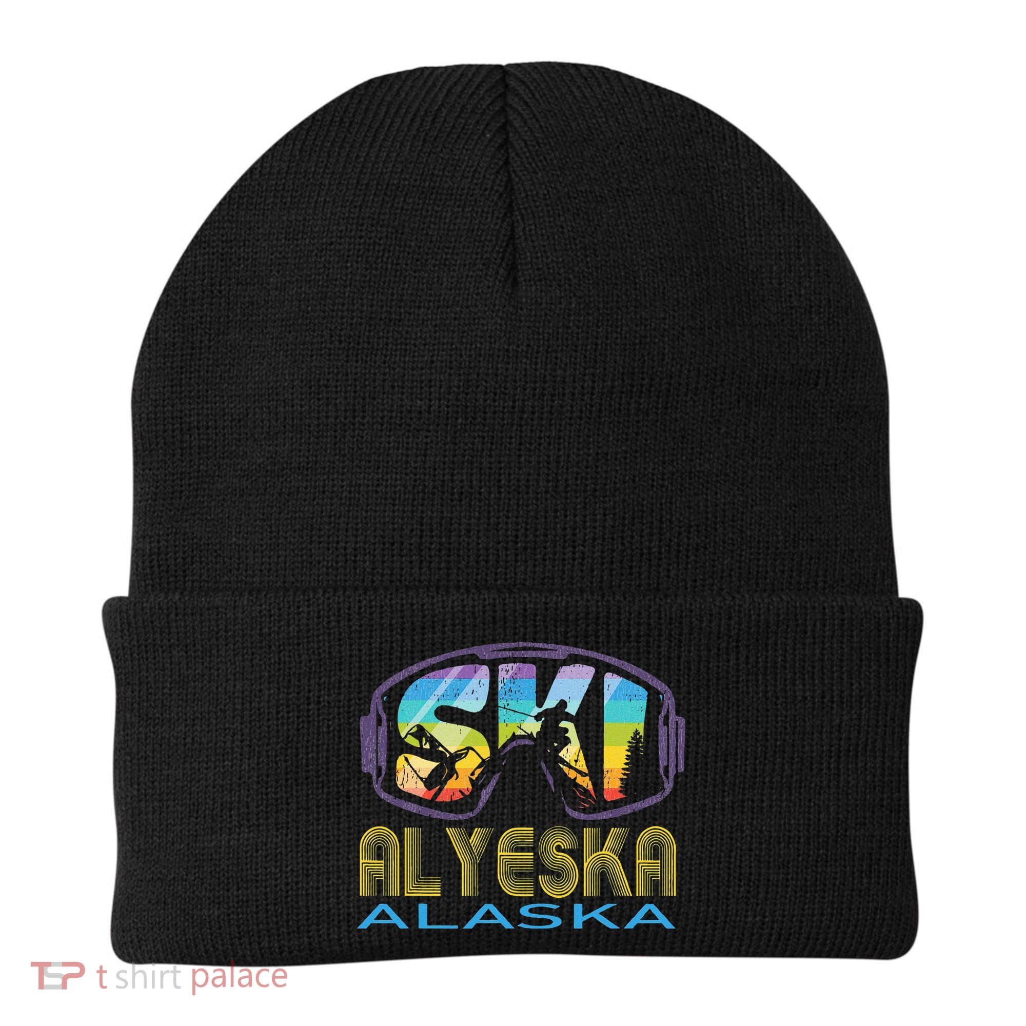 Ski Alyeska Alaska Skiing Vacation Beanie