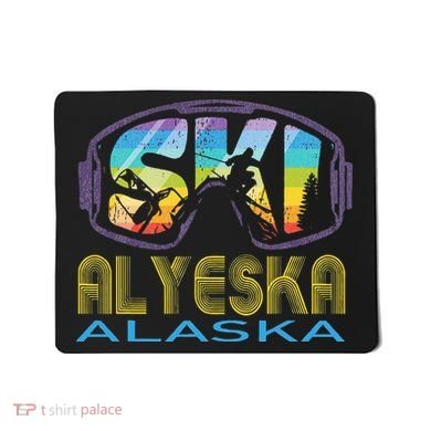 Ski Alyeska Alaska Skiing Vacation Mousepad