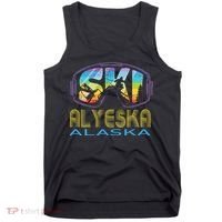 Ski Alyeska Alaska Skiing Vacation Tank Top thumb 0