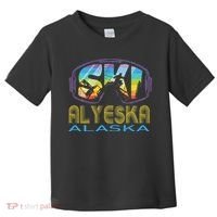 Ski Alyeska Alaska Skiing Vacation Toddler T-Shirt thumb 0