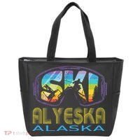 Ski Alyeska Alaska Skiing Vacation Tote Bag thumb 0