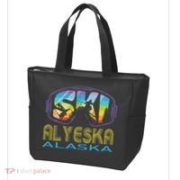 Ski Alyeska Alaska Skiing Vacation Tote Bag thumb 3