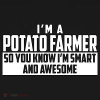 Smart And Awesome Potato Farmer Backpack thumb 2