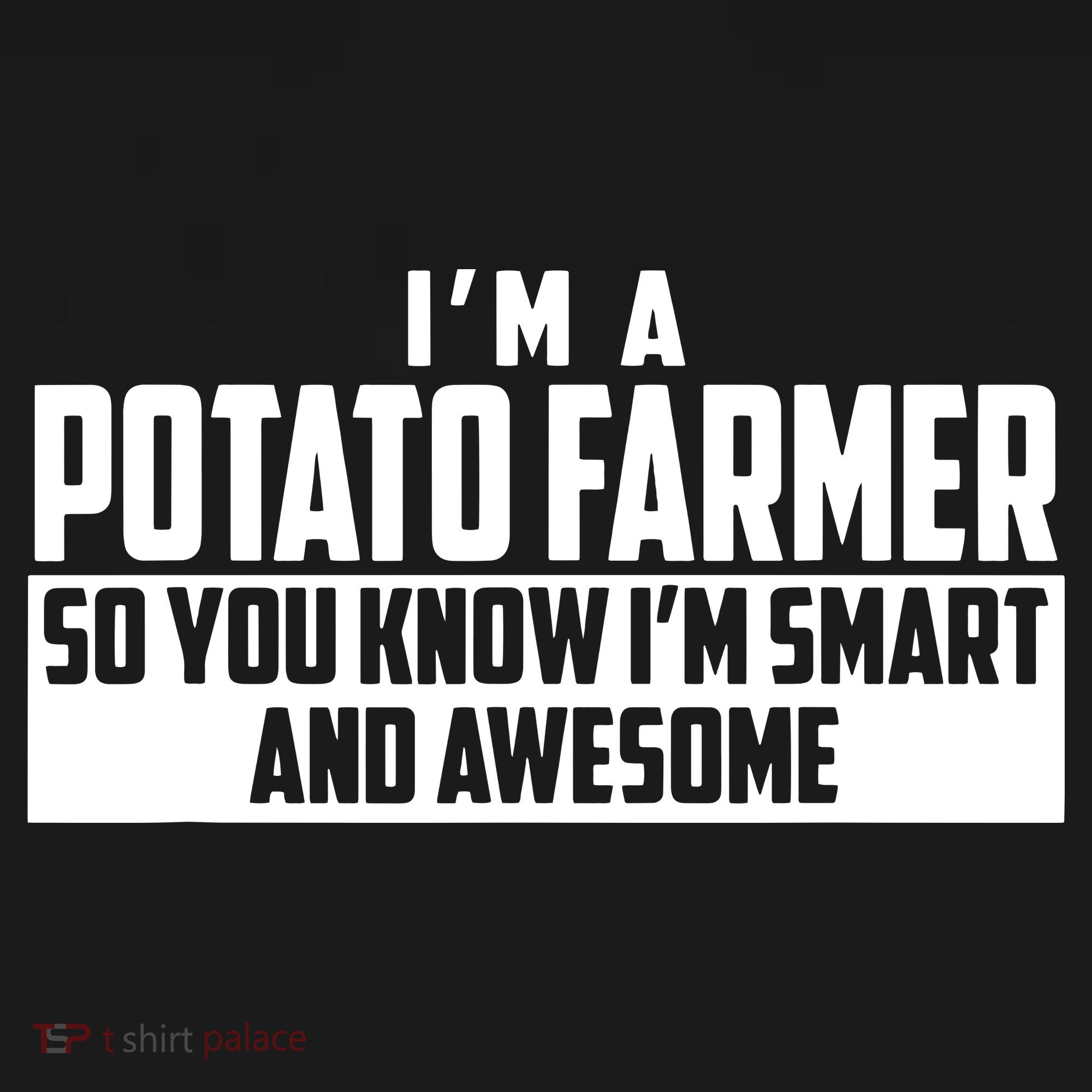 Smart And Awesome Potato Farmer Backpack