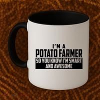 Smart And Awesome Potato Farmer Coffee Mug thumb 2