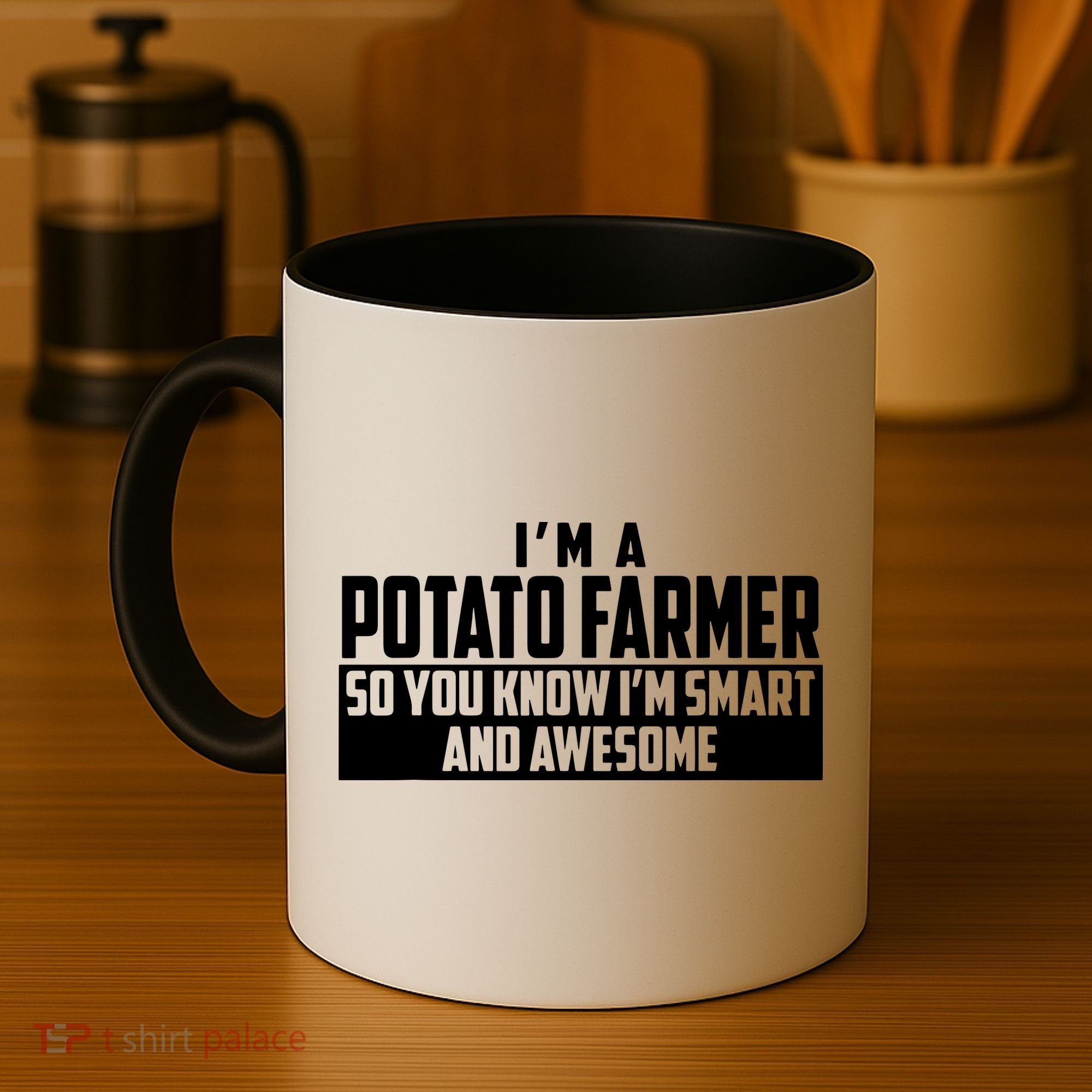 Smart And Awesome Potato Farmer Coffee Mug