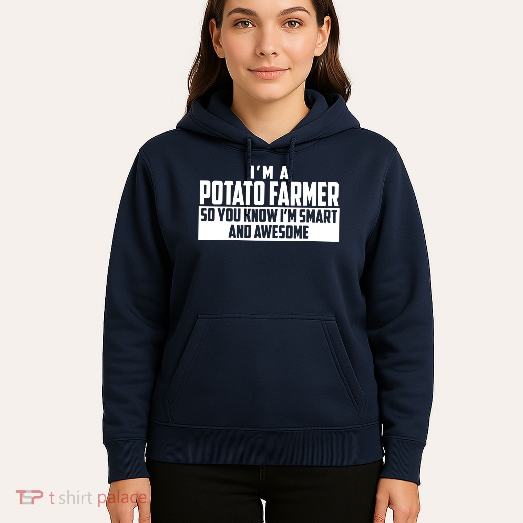 Smart And Awesome Potato Farmer Hoodie
