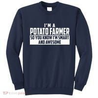 Smart And Awesome Potato Farmer Sweatshirt thumb 0