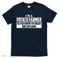 Smart And Awesome Potato Farmer T-Shirt thumb 0
