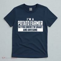 Smart And Awesome Potato Farmer T-Shirt thumb 5