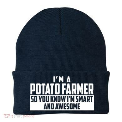 Smart And Awesome Potato Farmer Beanie