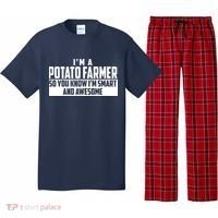 Smart And Awesome Potato Farmer Pajama Set thumb 0