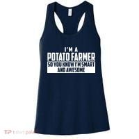 Smart And Awesome Potato Farmer Women's Tank Top thumb 0