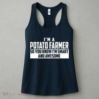 Smart And Awesome Potato Farmer Women's Tank Top thumb 3