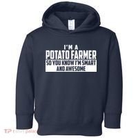 Smart And Awesome Potato Farmer Toddler Hoodie thumb 0