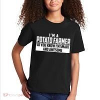 Smart And Awesome Potato Farmer Kids T-Shirt thumb 2