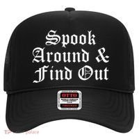 Spook Around And Find Out Funny Halloween Hat thumb 0
