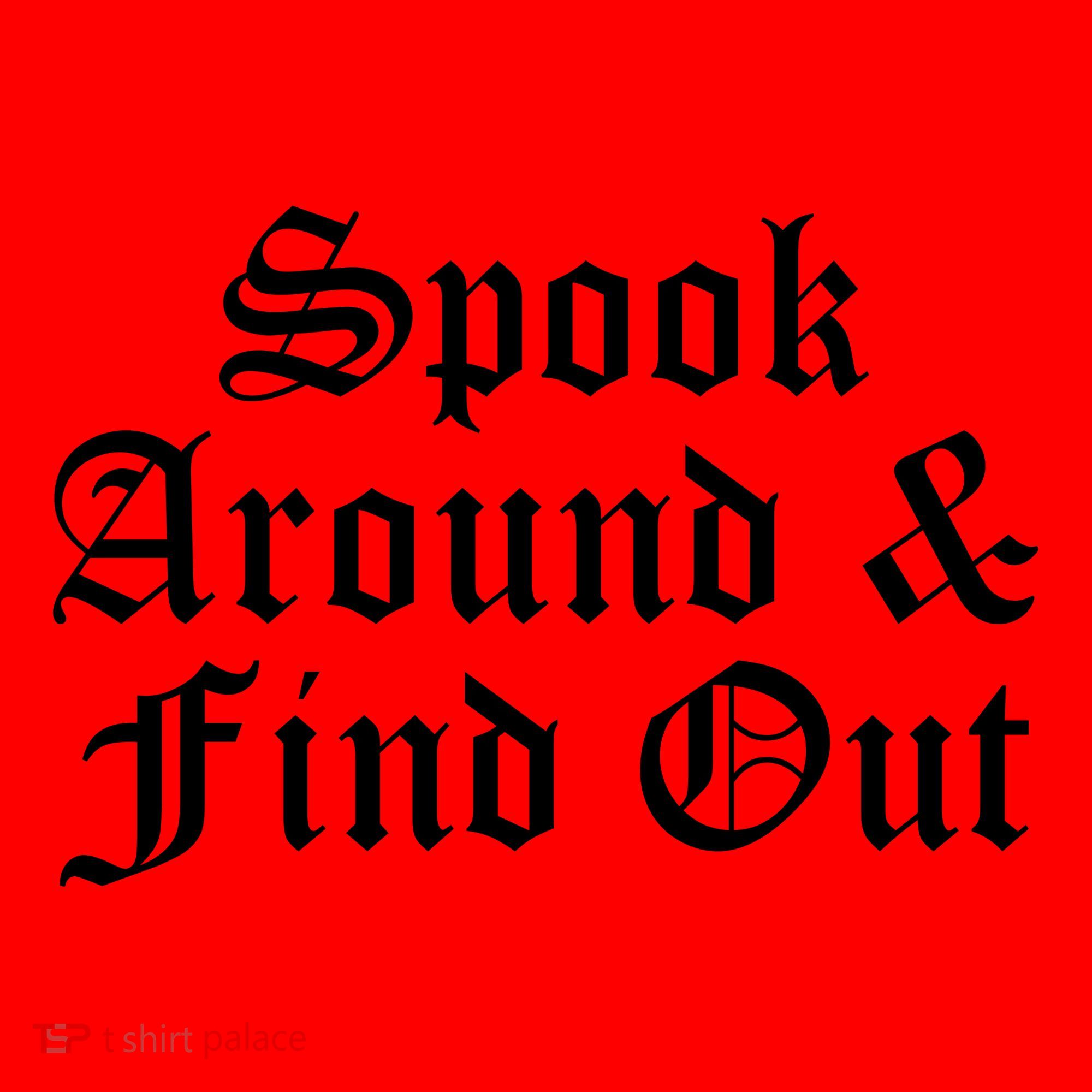 Spook Around And Find Out Funny Halloween Santa Hat