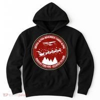 Santa Airlines Aviation Holiday Retro Pilot Christmas Hoodie thumb 0