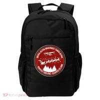 Santa Airlines Aviation Holiday Retro Pilot Christmas Backpack thumb 0