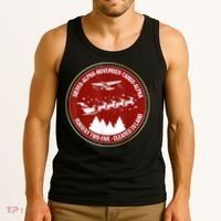 Santa Airlines Aviation Holiday Retro Pilot Christmas Tank Top thumb 3