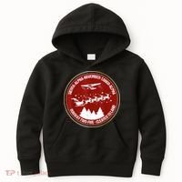 Santa Airlines Aviation Holiday Retro Pilot Christmas Kids Hoodie thumb 0