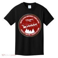 Santa Airlines Aviation Holiday Retro Pilot Christmas Kids T-Shirt thumb 0