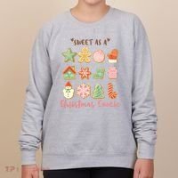 Sweet As A Christmas Cookie Cute Holiday Women's Sweatshirt thumb 0