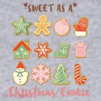 Sweet As A Christmas Cookie Cute Holiday Women's Sweatshirt thumb 2