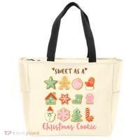 Sweet As A Christmas Cookie Cute Holiday Tote Bag thumb 0