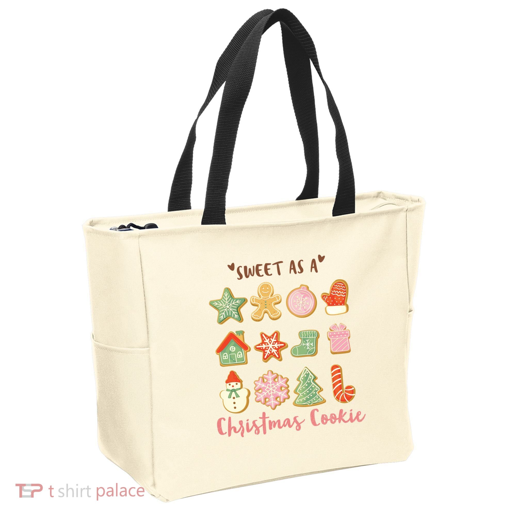 Sweet As A Christmas Cookie Cute Holiday Tote Bag