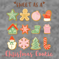 Sweet As A Christmas Cookie Cute Holiday Toddler Hoodie thumb 2